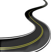 Side Winding Road Clipart