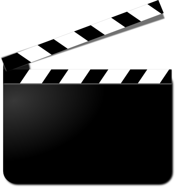 Image of Clapboard Clipart #6664, Movie Clapboard Drawing ...