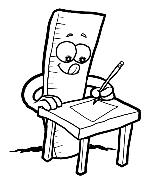 pen and paper black and white clip art