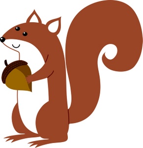 Free cartoon squirrel clipart clipart image clipartcow - Clipartix