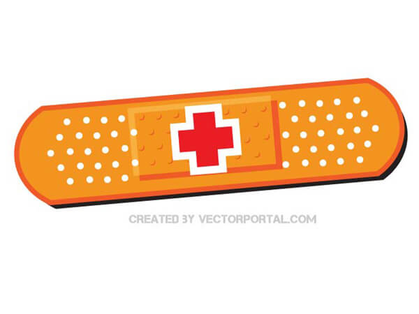 Band Aid Vector Clipart Best