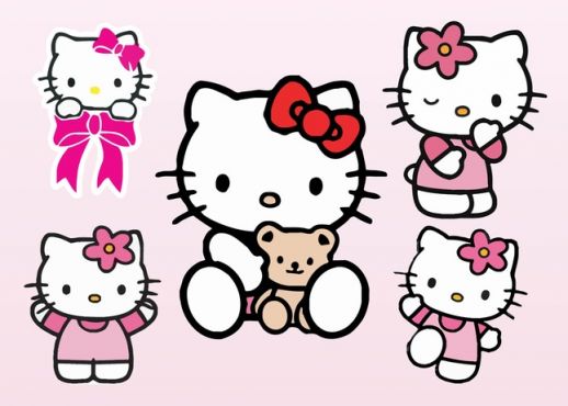 Hello Kitty Vector - AI EPS - Free Graphics download