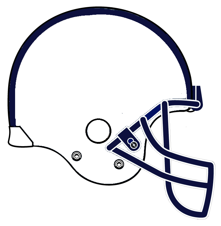 Old football helmet clipart