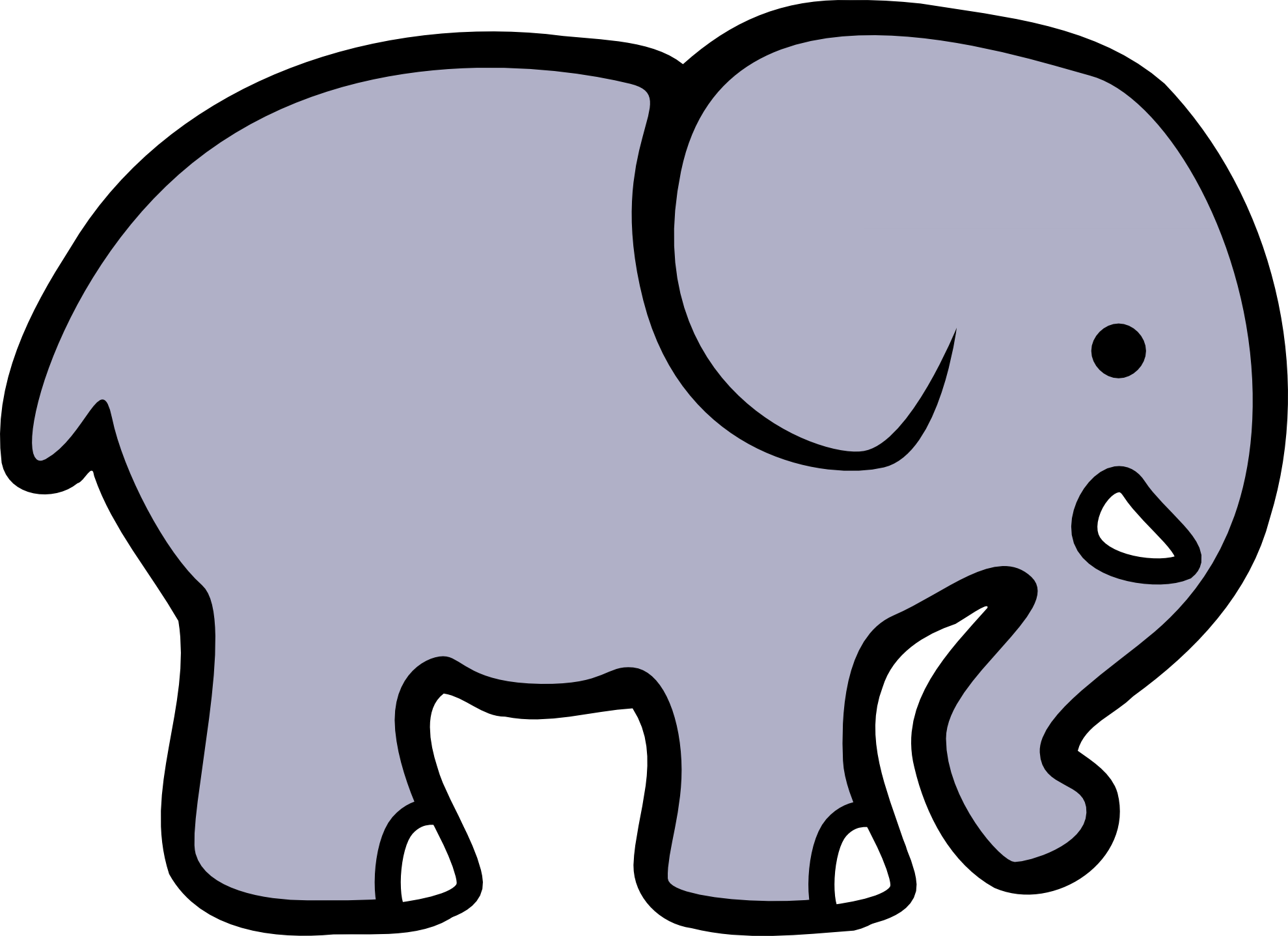 Free clipart elephant cartoon