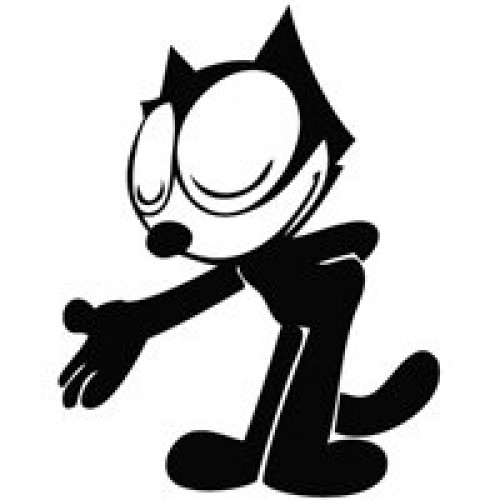 FELIX THE CAT - Vinyl 5" STICKER / DECAL - Automotive Car & Truck ...