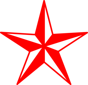 Red Star Clipart - Tumundografico