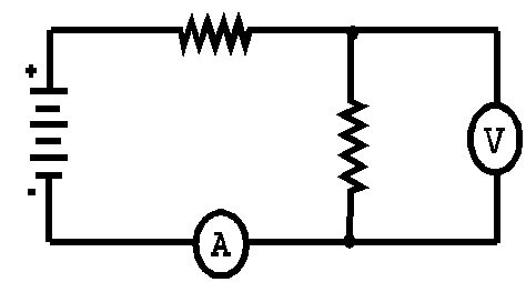 Electric circuit clipart