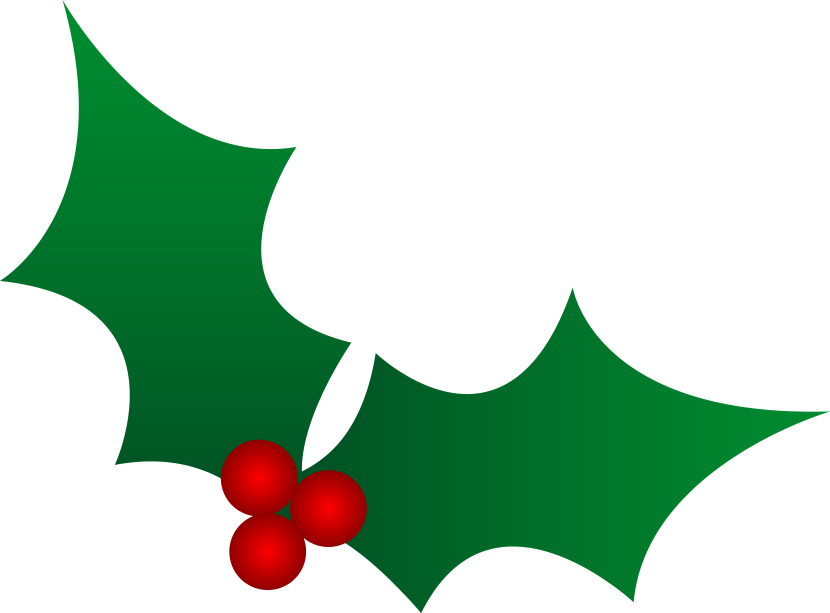 Best Christmas Holly Clip Art #22887 - Clipartion.com