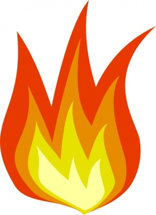 Fire Flames Clipart Black And White - Free Clipart ...