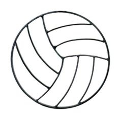Volleyball outline clipart no background - ClipartFox