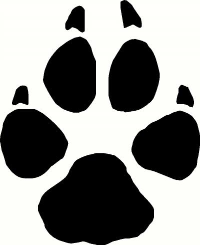 Paw Print Silhouette | Free Download Clip Art | Free Clip Art | on ...