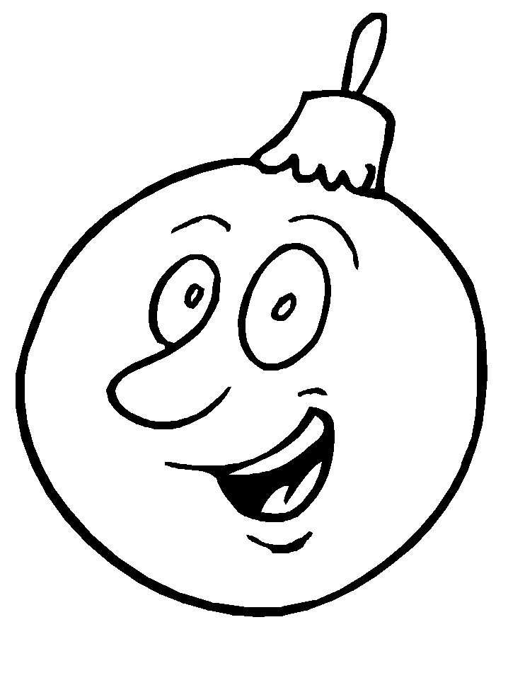 Christmas Ornaments Coloring Pages