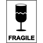 FRAGILE VECTOR SYMBOL FOR PACKAGING - Download at Vectorportal