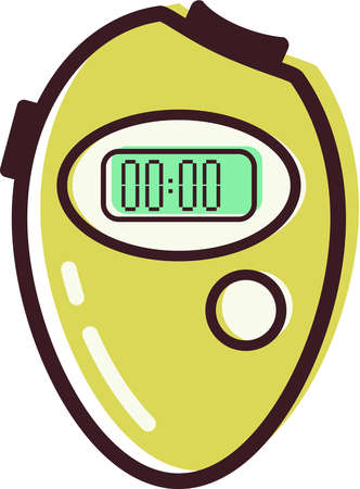 Stock Illustration - Illustration of a stopwatch