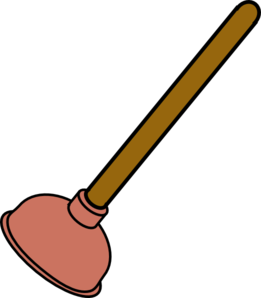 Toilet Plunger clip art - vector clip art online, royalty free ...