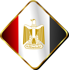 Egypt Flag Pin clip art - vector clip art online, royalty free ...