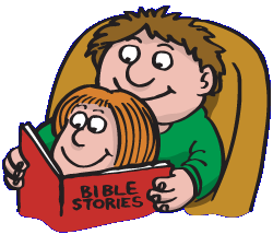 Bible Story 2 | Bible Clip Art on Blue backdrop - Christart.