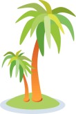 Tropical Clipart Christmas & Holiday Cards, Invites, Artwork ...