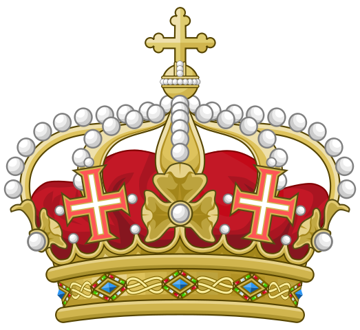 Heraldic Royal Crown of Italy.svg