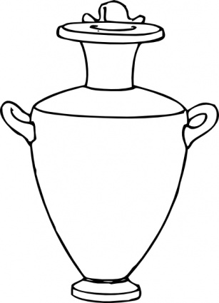 Greek Amphora Pottery clip art vector, free vector images
