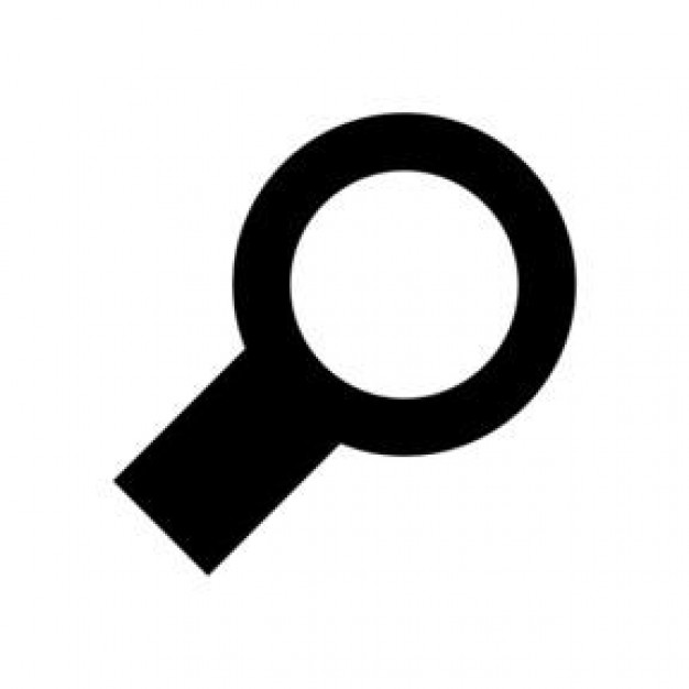 magnifier symbol thick - Icon | Download free Icons