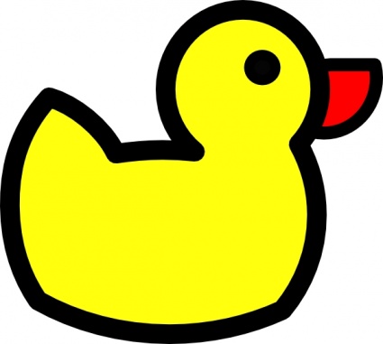 Rubber Duck Free Vector / 4Vector