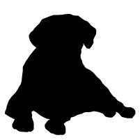 Labrador Silhouette Clipart - Creative Clipart Collection