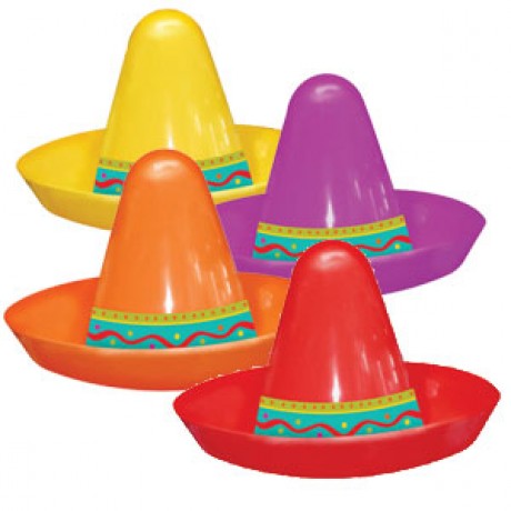 Assorted Mini Plastic Sombreros | 8ct for $3.97 in Fiesta - Theme ...