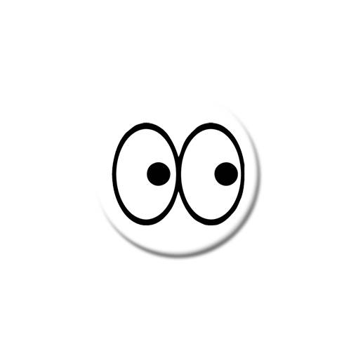 Cool Cartoon Eyes Fridge Magnet