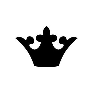 Ducal Coronet Crown Stencil - 6 inch (at longest point ...