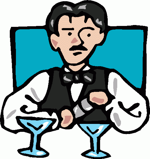 bartender clipart clip art - Free Clipart Images