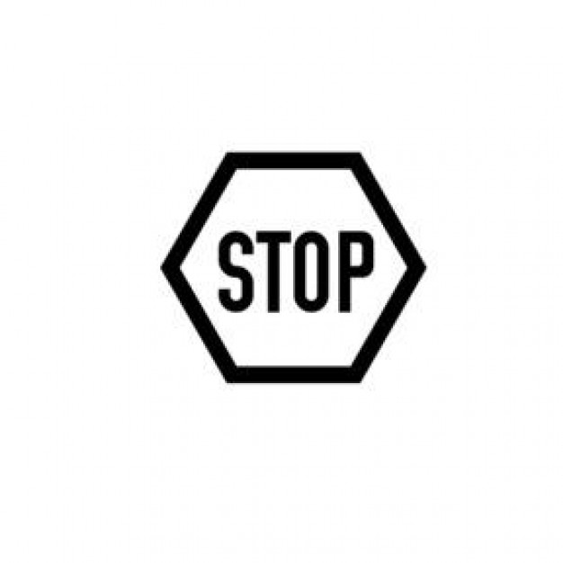 Stop Sign Clip Art Black And White