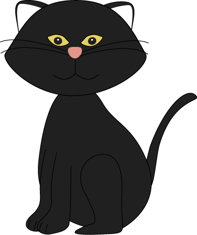 Black Cat Clip Art - Tumundografico