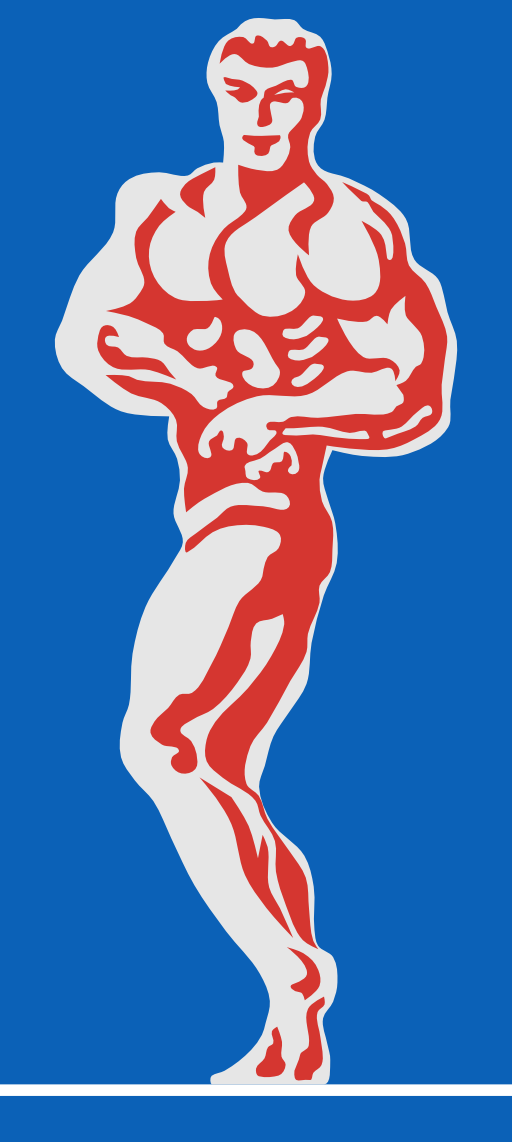 body builder clipart<