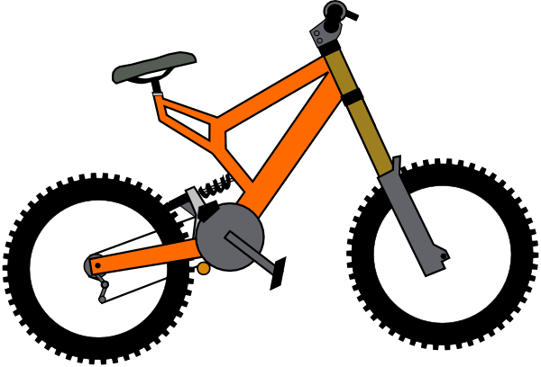 Cartoon Bicycle Clipart