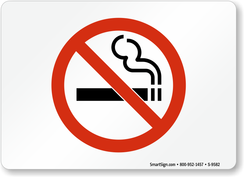 No Smoking Stickers | No Smoking Labels