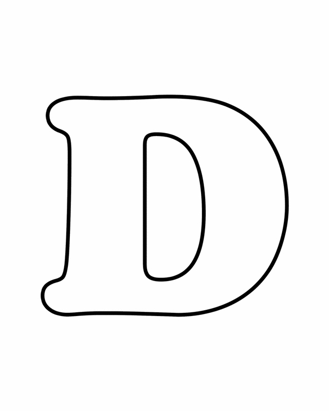 Coloring Sheets Letter D - Printable Coloring Pages and Sheets ...