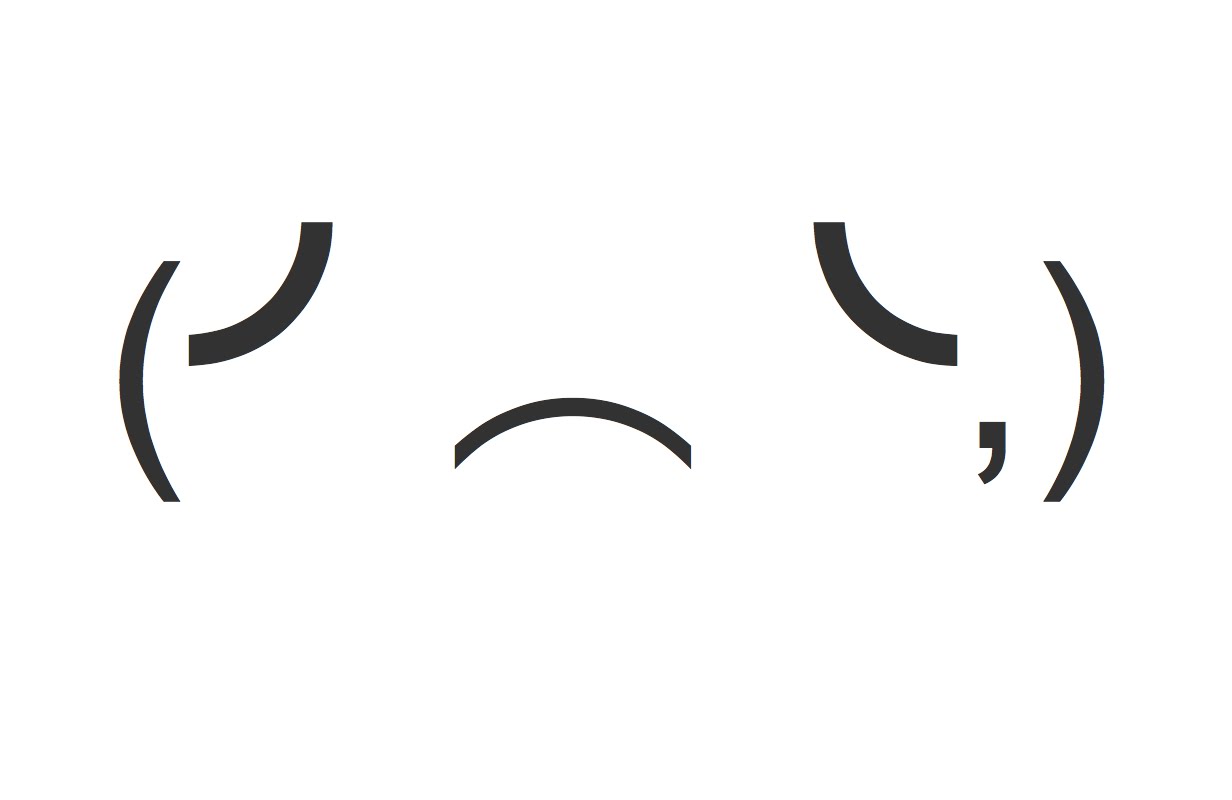 Sad and Crying Emoticon Face - Copy and Paste Text Art - YouTube