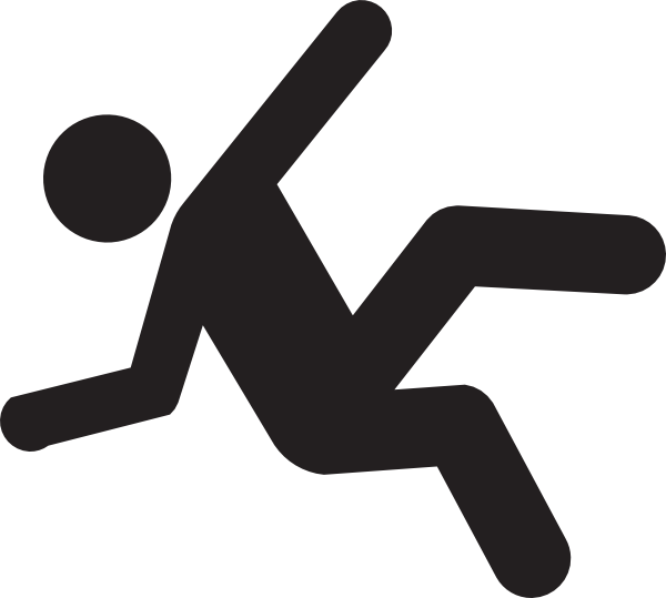 Man Slipping Clipart