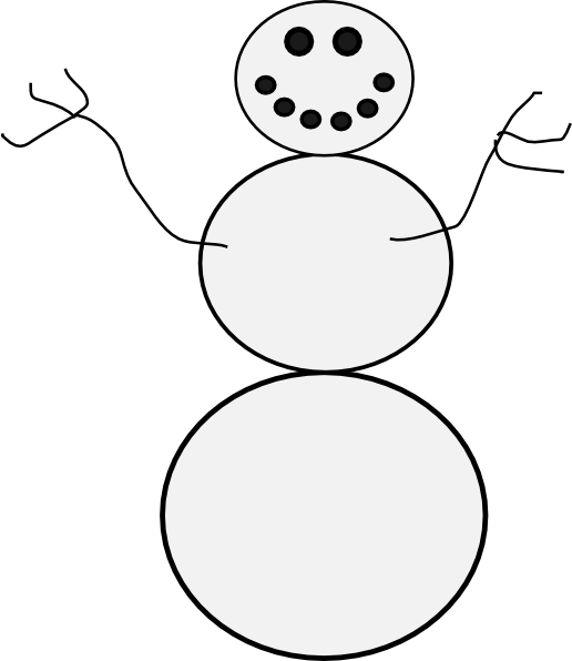 Snowman Silhouette Clip Art - ClipArt Best