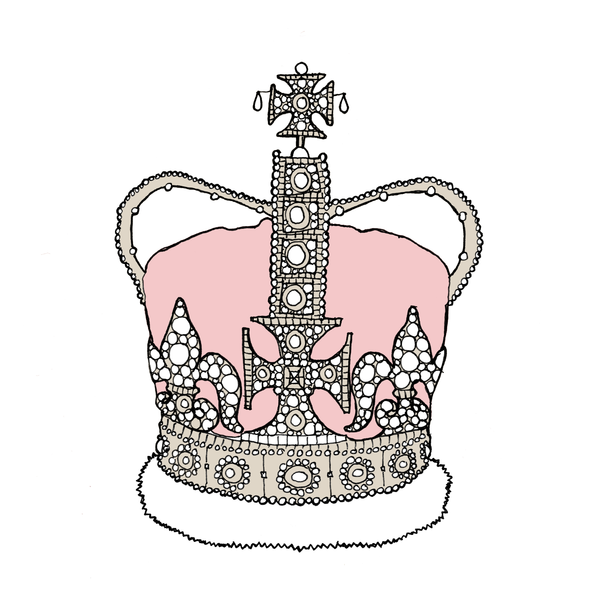 Simple Princess Crown.drawing - ClipArt Best