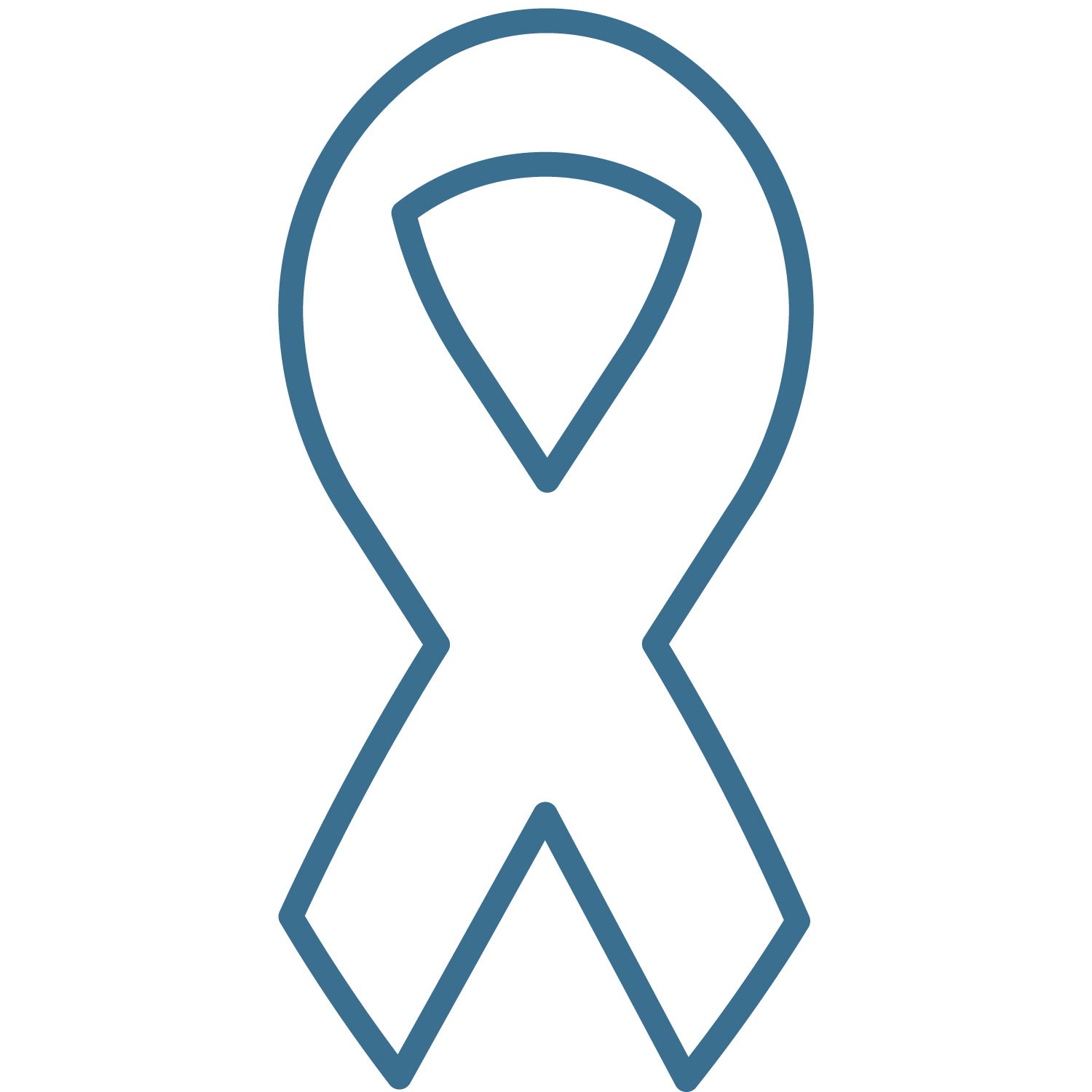 Breast Cancer Ribbon Outline Clipart Best