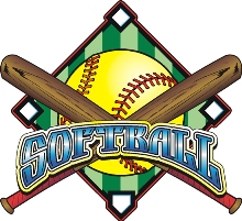 Free Softball Clipart Border - Free Clipart Images