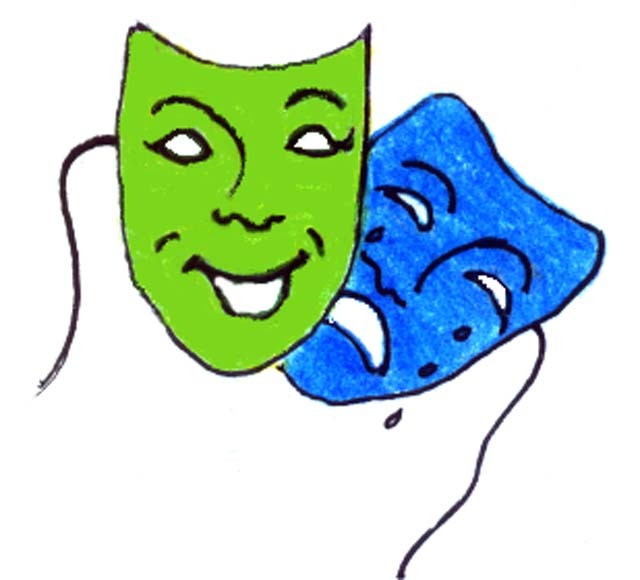 Clip Art Drama Masks