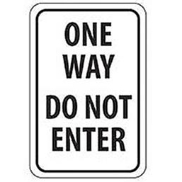 Caution signs | Parking & Traffic signs | One Way Do Not Enter