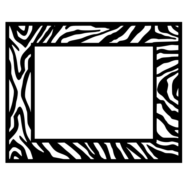 Zebra Frame | Free SVG Files - ClipArt Best - ClipArt Best