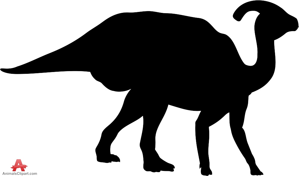 Dinosaur silhouette clipart