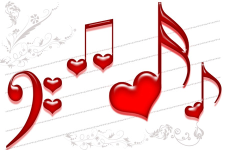 Musical Heart - ClipArt Best