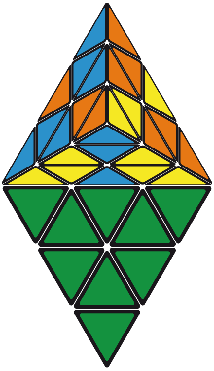 Pretty Patterns Pyraminx | Scepter | 3 Scepters