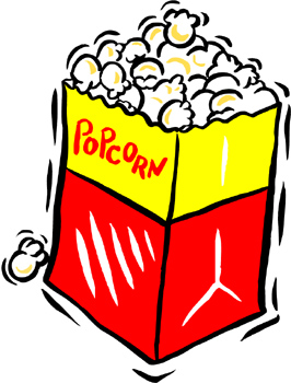 Movie And Popcorn Clipart